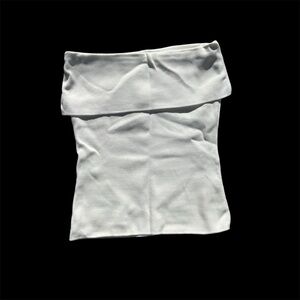 Zara White Off-Shoulder Top